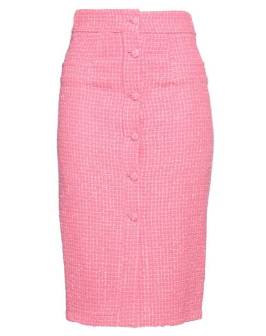 Pinko Woman Midi Skirt Magenta Size 10 Cotton, Acrylic, Polyamide
