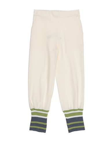 L:ú L:ú By Miss Grant Babies'  Toddler Girl Pants Cream Size 6 Polyester, Rayon, Elastane In White