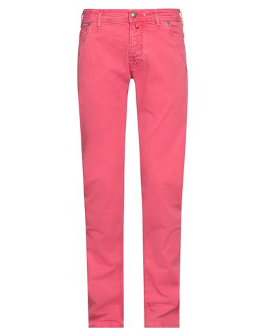 Jacob Cohёn Man Pants Fuchsia Size 31 Cotton, Elastane In Pink