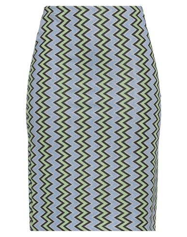 M Missoni Woman Midi Skirt Light Green Size 4 Viscose, Polyester, Polyamide, Elastane