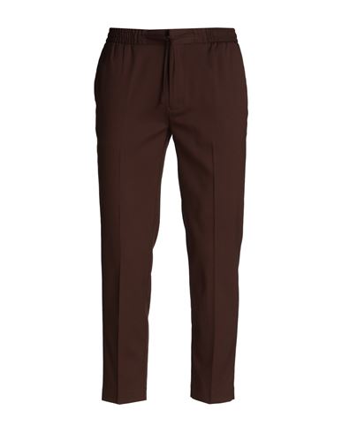 Topman Man Pants Brown Size 34w-30l Polyester, Viscose, Elastane