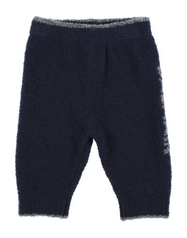 Balmain Babies'  Newborn Boy Pants Midnight Blue Size 3 Wool, Polyamide