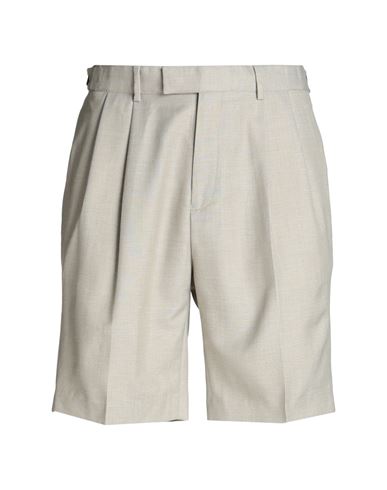 Topman Man Shorts & Bermuda Shorts Beige Size 34 Polyester, Viscose, Linen