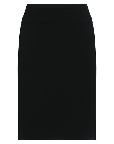 Missoni Woman Midi Skirt Black Size 12 Triacetate, Polyester