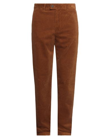 Gant Man Pants Brown Size 34w-34l Cotton, Elastane