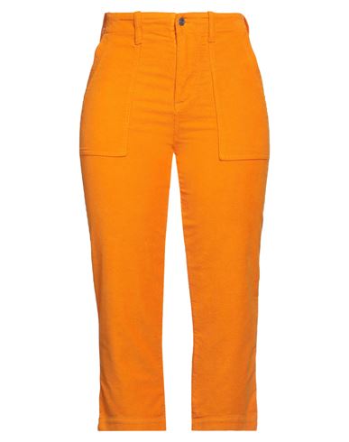 Jucca Woman Pants Orange Size 6 Cotton, Elastane