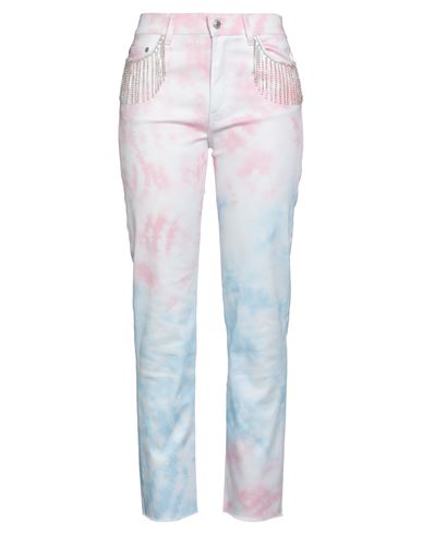Chiara Ferragni Woman Jeans Pink Size 30 Cotton, Elastane