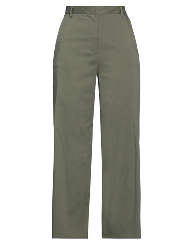 Good Match Woman Pants Military Green Size 4 Cotton, Polyamide, Elastane