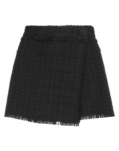 Msgm Woman Shorts & Bermuda Shorts Black Size 4 Cotton, Polyamide
