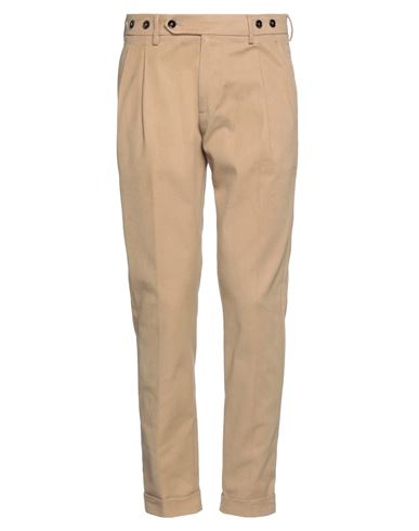Berwich Man Pants Sand Size 28 Cotton, Elastane In Beige