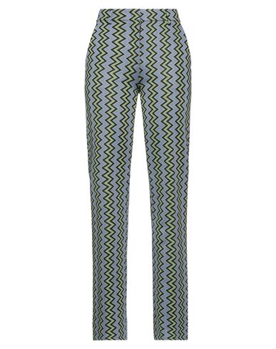 Shop M Missoni Woman Pants Light Blue Size 4 Viscose, Polyester, Polyamide, Elastane