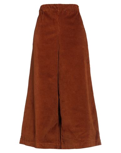 Au Petit Bonheur Woman Pants Tan Size 2 Cotton In Brown
