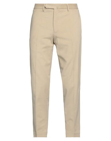 Shop Santaniello Man Pants Beige Size 32 Cotton, Elastane