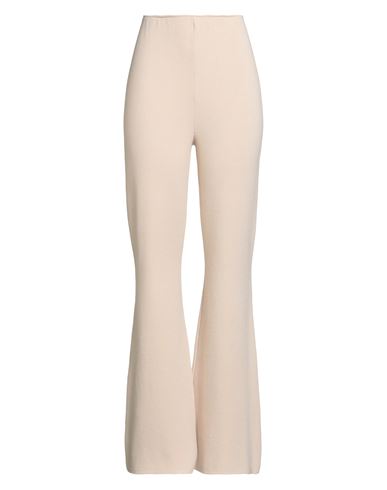 Kaos Woman Pants Beige Size L Viscose, Polyester In Neutral