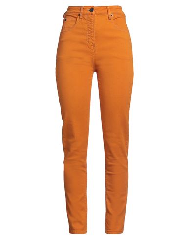 M Missoni Woman Jeans Orange Size 4 Cotton, Elastane