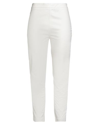 Ballantyne Woman Pants Ivory Size 6 Cotton, Elastane In White