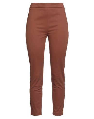 Ballantyne Woman Pants Tan Size 10 Cotton, Elastane In Brown