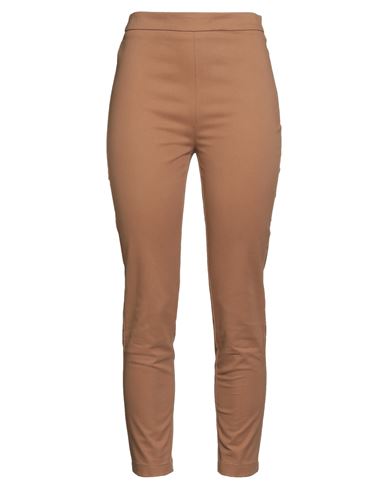 Ballantyne Woman Pants Camel Size 8 Cotton, Elastane In Brown