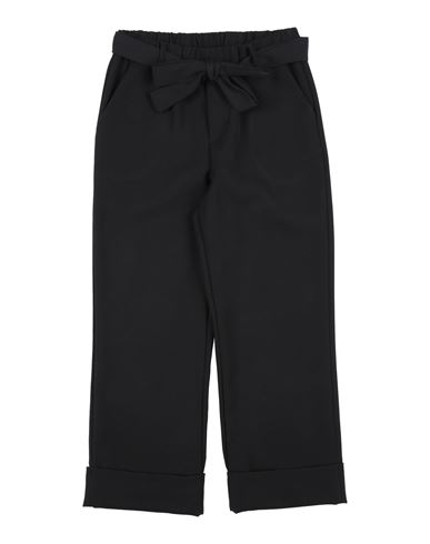 L:ú L:ú By Miss Grant Babies'  Toddler Girl Pants Black Size 6 Polyester, Elastane