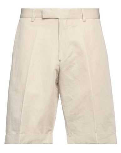 Liu •jo Man Man Shorts & Bermuda Shorts Sand Size 28 Linen, Cotton In Beige