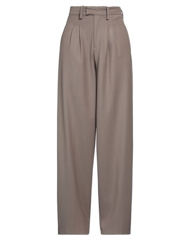 Federica Tosi Woman Pants Khaki Size 4 Polyester, Virgin Wool, Elastane In Beige