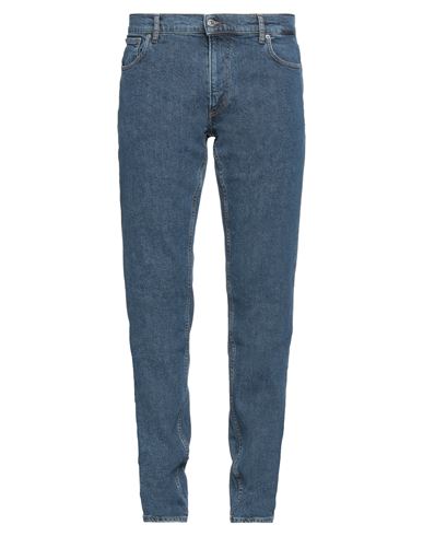 Shop Trussardi Man Jeans Blue Size 31 Cotton, Elastane