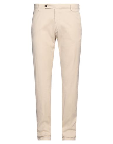 Berwich Man Pants Ivory Size 40 Cotton, Silk, Elastane In White