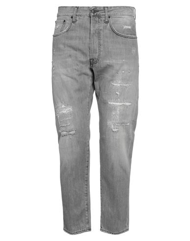 People (+)  Man Jeans Grey Size 34 Cotton