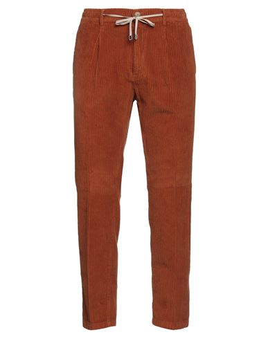 Cruna Man Pants Rust Size 36 Cotton In Red
