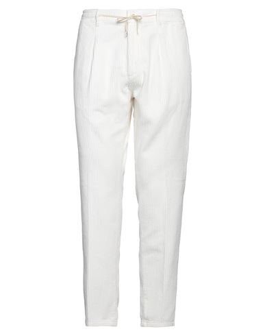 Cruna Man Pants Ivory Size 38 Cotton In White