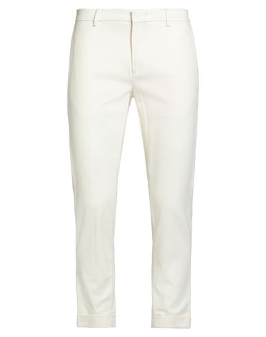 Be Able Man Pants Off White Size 33 Cotton, Elastane In White