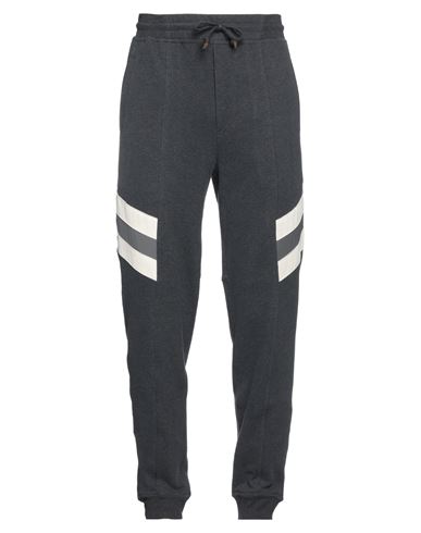 Brunello Cucinelli Man Pants Lead Size Xxl Cotton In Grey