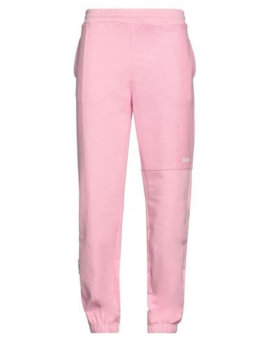 Msgm Man Pants Pink Size S Organic Cotton
