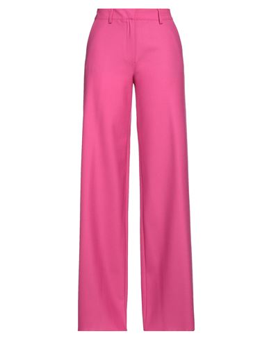 Missoni Woman Pants Fuchsia Size 4 Polyester, Virgin Wool, Elastane In Pink