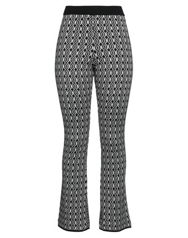 Simona Corsellini Woman Pants Black Size 4 Polyamide, Viscose, Wool, Metallic Fiber