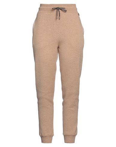 Agnona Woman Pants Camel Size 14 Cashmere, Paper, Polyamide In Beige