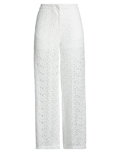 Pinko Woman Pants White Size 10 Polyester