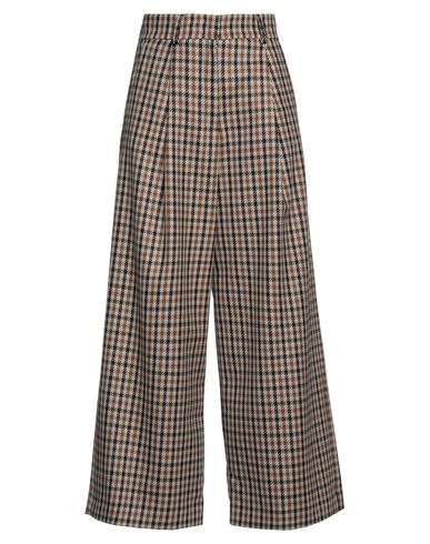 Shop Weekend Max Mara Woman Pants Brown Size 12 Virgin Wool, Cotton