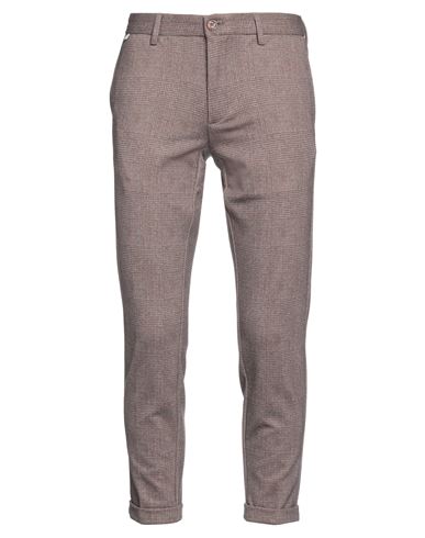 At.p.co At. P.co Man Pants Brown Size 34 Polyester, Polyamide, Elastane