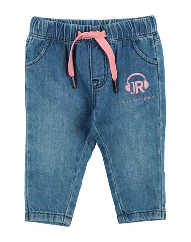 John Richmond Babies'  Newborn Boy Denim Pants Blue Size 3 Cotton