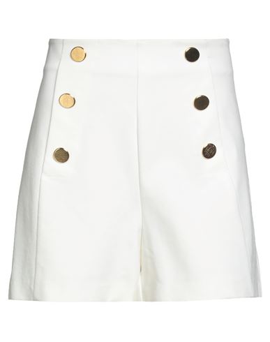 Oriana Woman Shorts & Bermuda Shorts White Size M/l Polyurethane