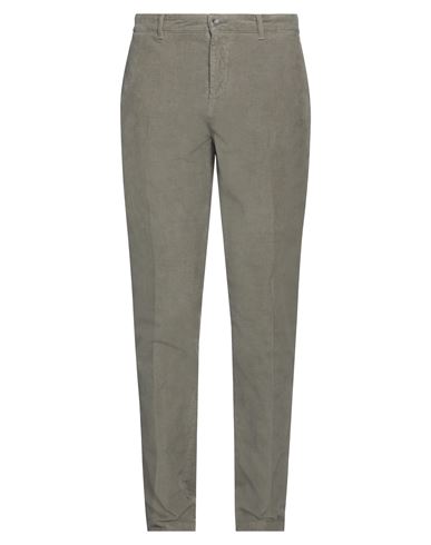 Brooksfield Man Pants Dove Grey Size 32 Cotton In Sage Green