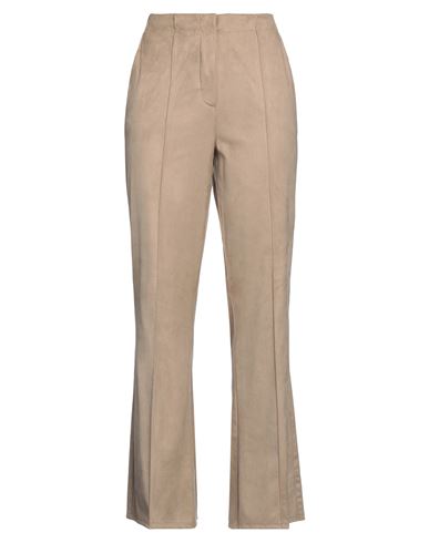 Sfizio Woman Pants Beige Size 6 Polyester, Elastane