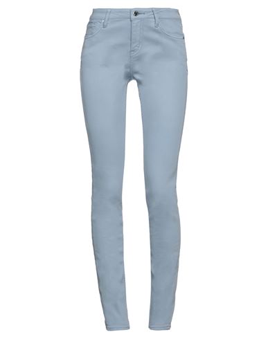 Met Jeans Woman Denim Pants Sky Blue Size 39 Cotton, Polyester, Elastane