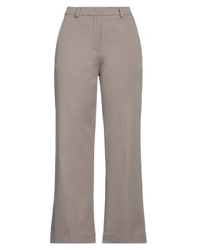 Seventy Sergio Tegon Woman Pants Dove Grey Size 4 Cotton, Lyocell, Elastane