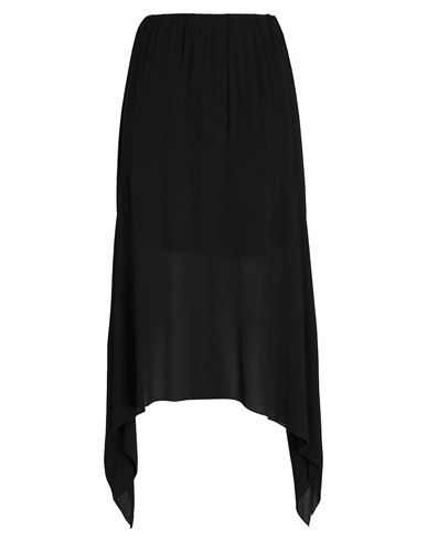 8 By Yoox High-waist Midi Skirt Woman Midi Skirt Black Size 12 Viscose