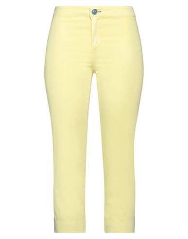 Elisa Cavaletti By Daniela Dallavalle Woman Pants Yellow Size 30 Cotton, Elastane