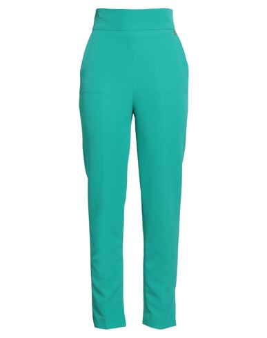 Liu •jo Woman Pants Emerald Green Size 8 Polyester, Elastane