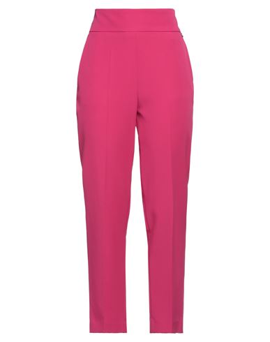 Liu •jo Woman Pants Fuchsia Size 10 Polyester, Elastane In Pink
