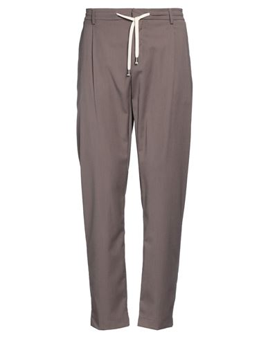 Yan Simmon Man Pants Khaki Size 40 Polyester, Viscose, Wool, Elastane In Brown